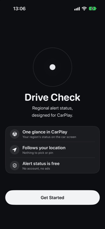 DriveCheckUA - Onboarding with Get Started
